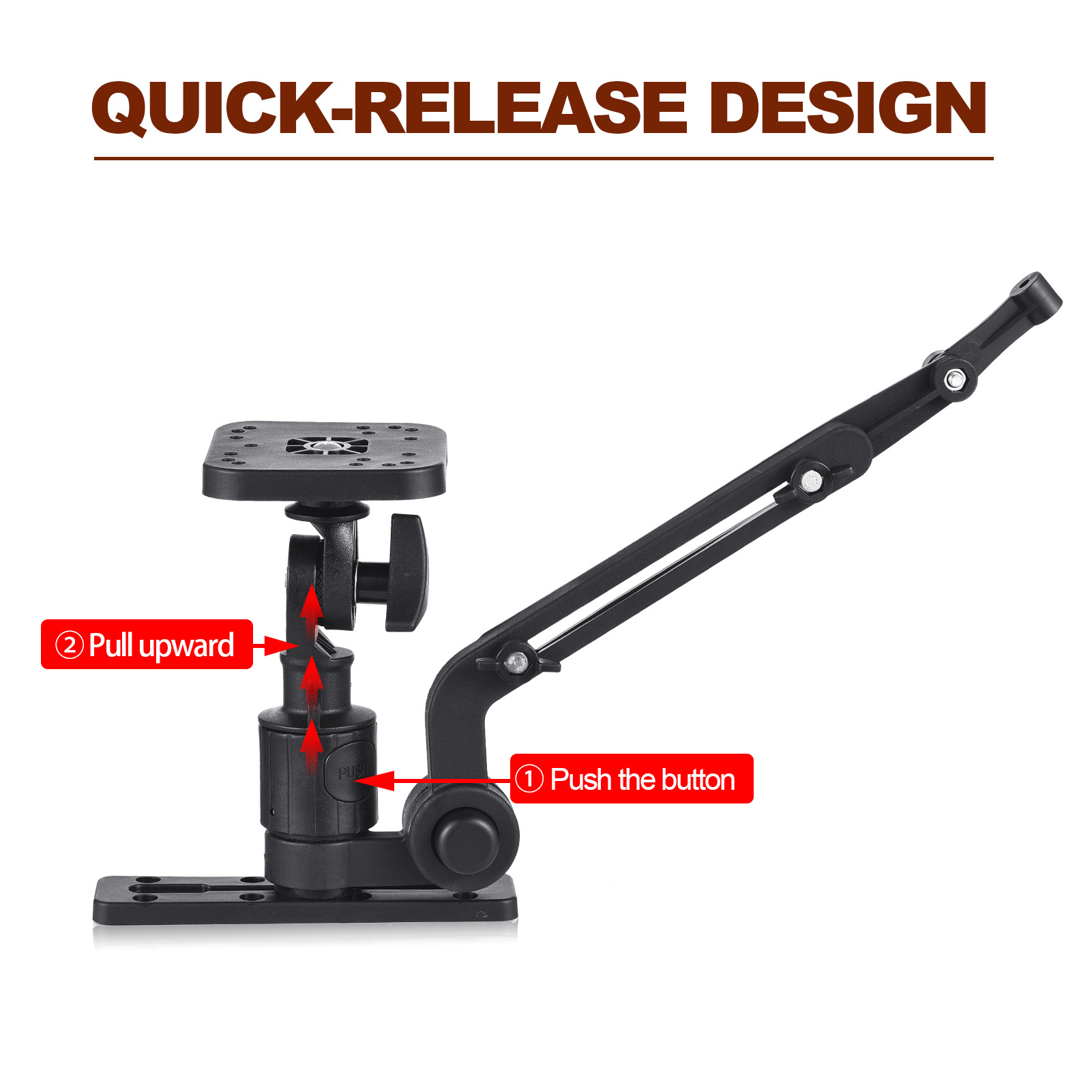 Kayak Fish Finder Mounting Pla - Fishing Kayak Fish Finder Mount reseña y precio