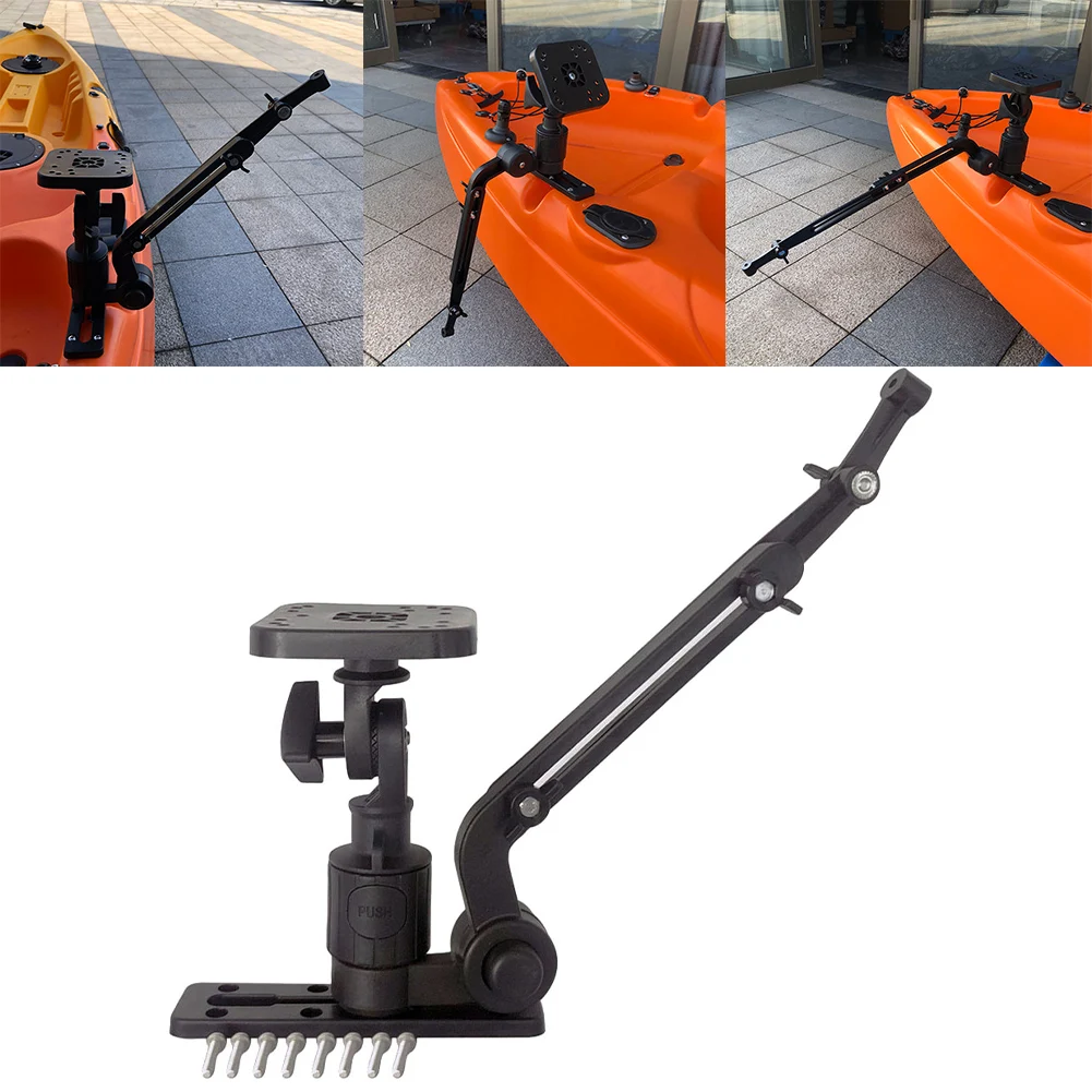 Fish Finder Base Bracket Trans - Fishing Kayak Fish Finder Mount reseña y precio