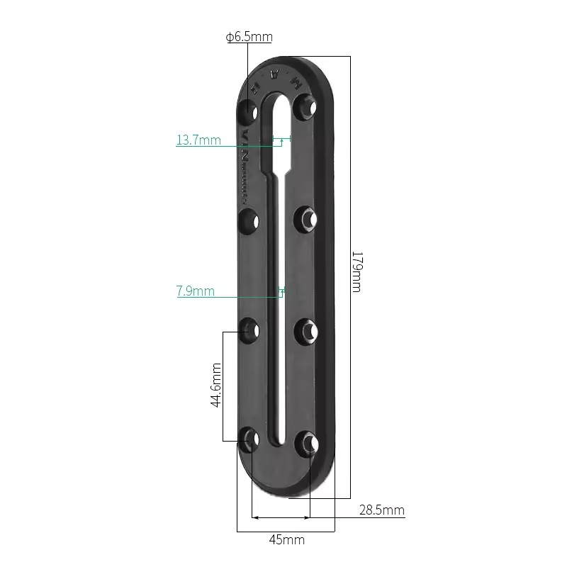 179mm Long Kayak Track mount,K - Fishing Kayak Fish Finder Mount reseña y precio