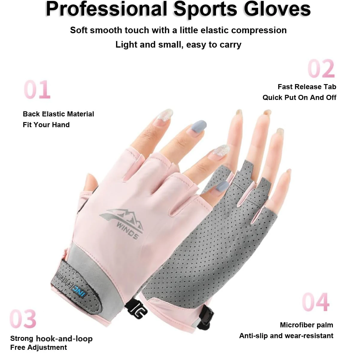 1 Pair Fingerless Driving/Fish - Fishing Kayak Anchor reseña y precio