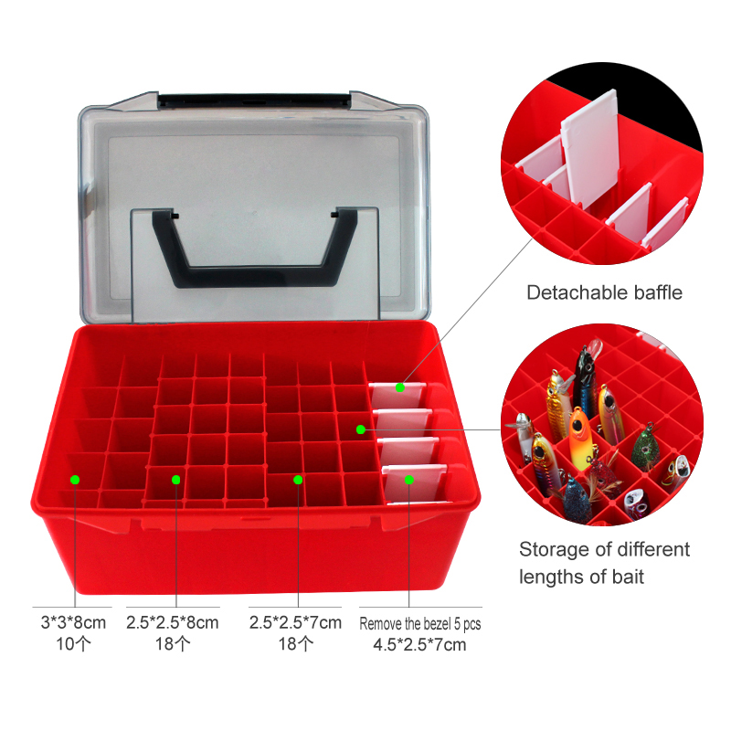 Fishing Tackle Box Squid Jig O - Fishing Kayak Crate reseña y precio