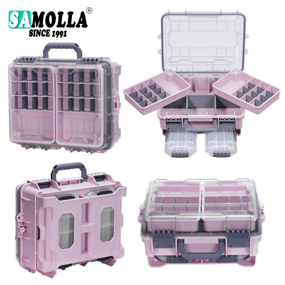 Folding Plastic Boxes Bait Sto - Fishing Kayak Crate reseña y precio
