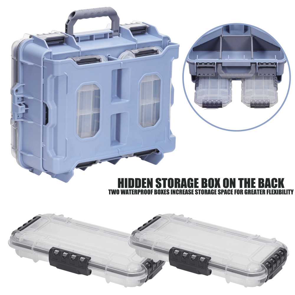 Folding Plastic Boxes Bait Sto - Fishing Kayak Crate reseña y precio
