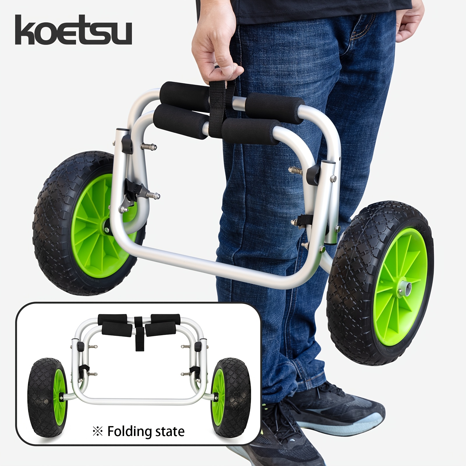 KOETSU Paddle Board Transport  - Fishing Kayak Cart reseña y precio