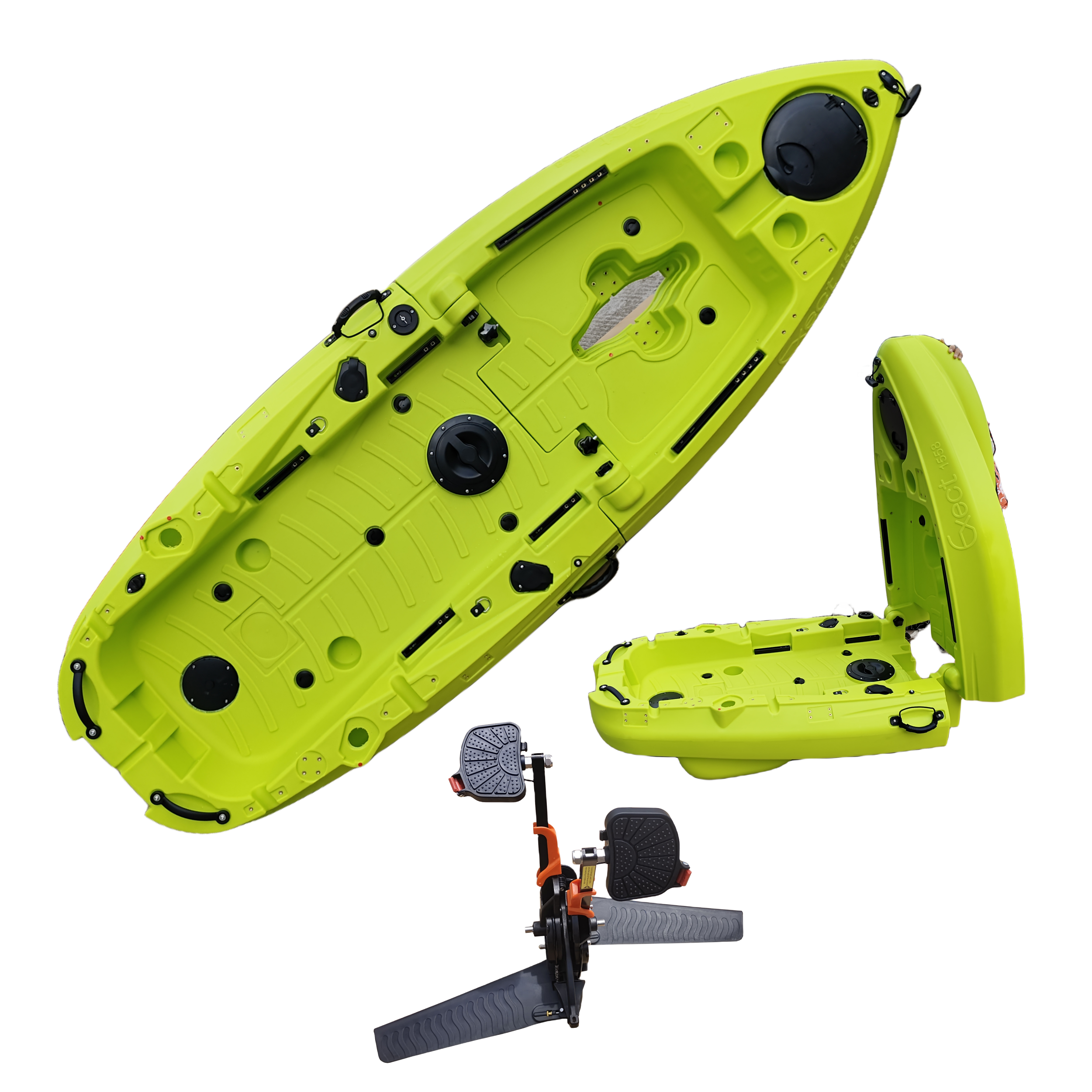 Plastic Kayak Pedal Kayak Fish - Fishing Kayak Seat reseña y precio