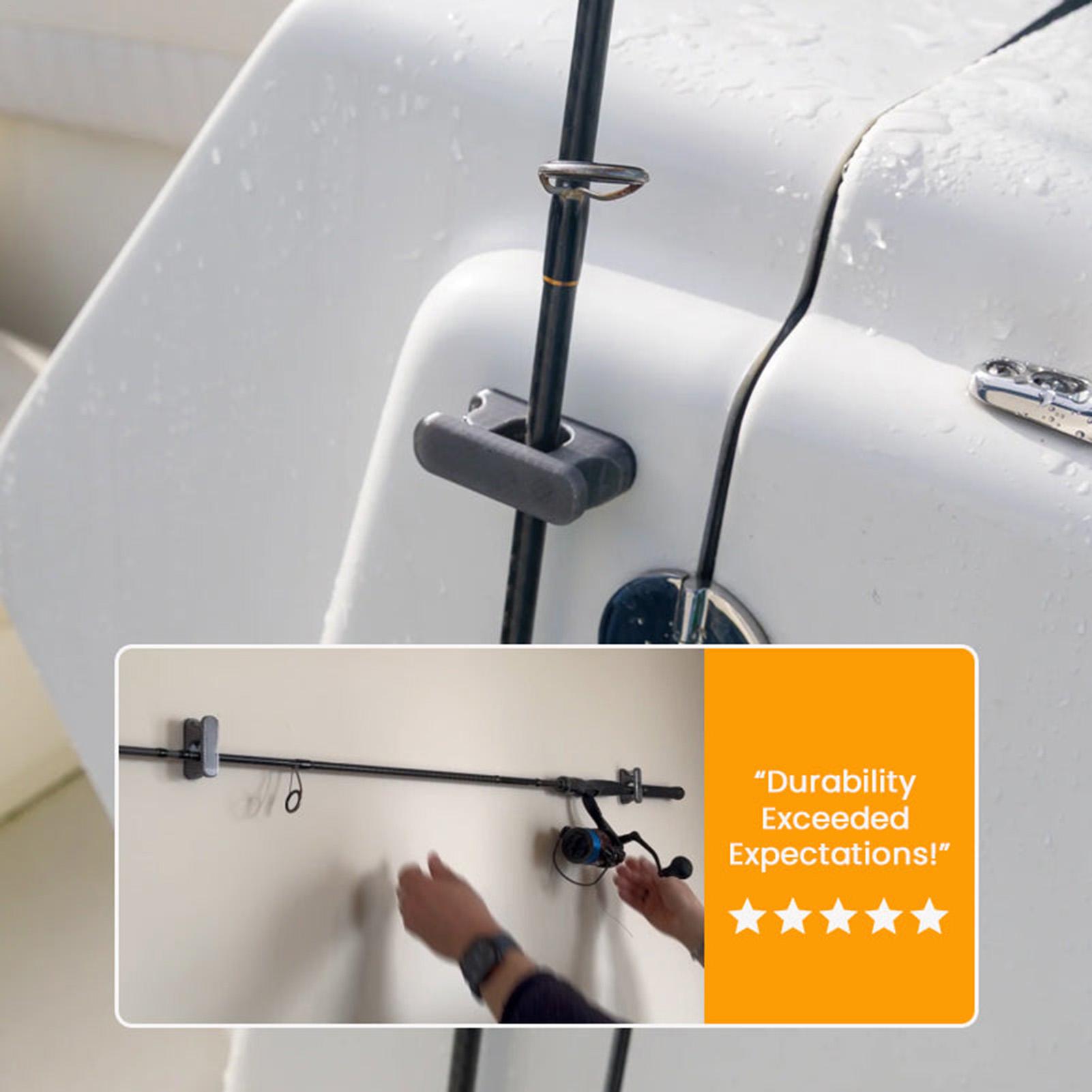 Wall Mount Fishing Rod Holders - Fishing Kayak Rod Holder reseña y precio