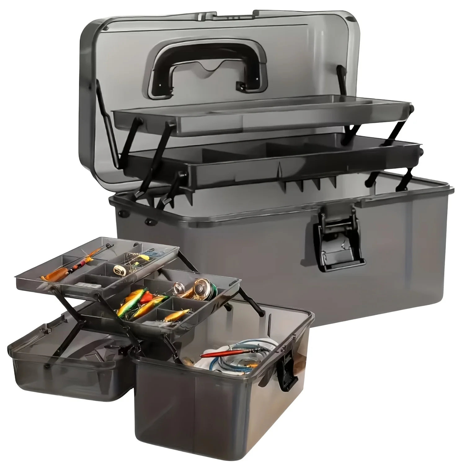Durable PE Fishing Gear Box |  - Fishing Kayak Crate reseña y precio