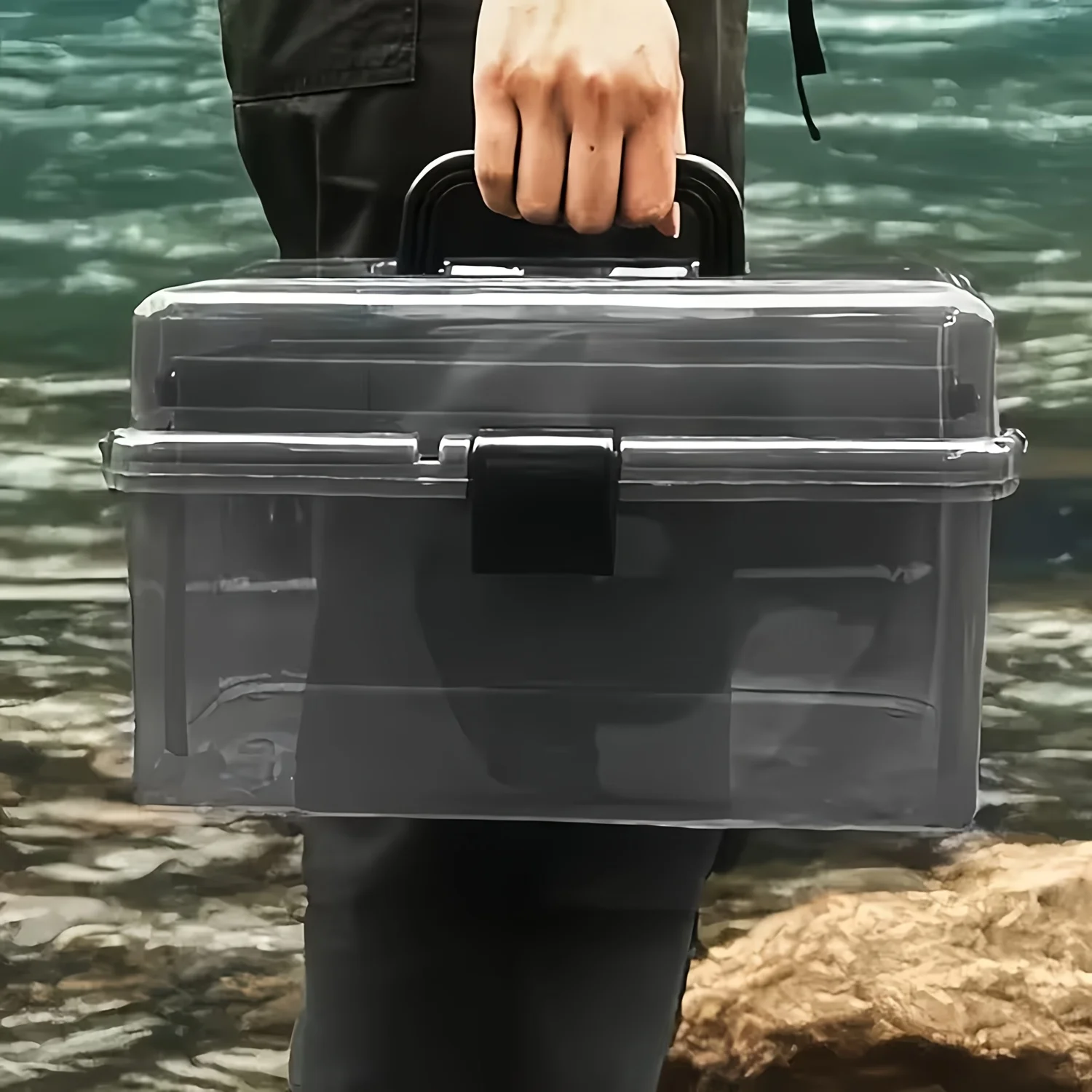 Durable PE Fishing Gear Box |  - Fishing Kayak Crate reseña y precio