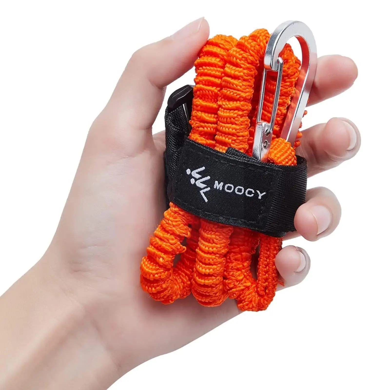 Coiled Paddle Leash Orange Kay - Fishing Kayak Paddle Leash reseña y precio