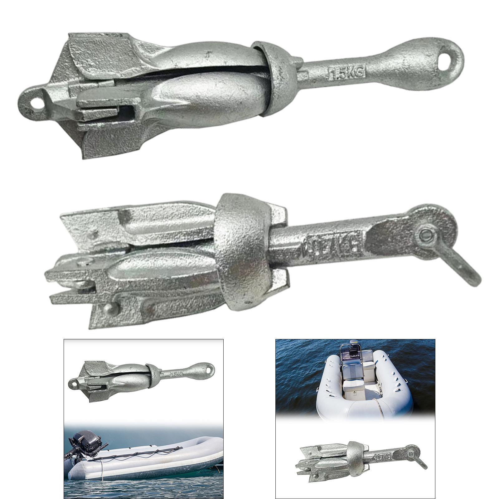Compact Foldable Marine Anchor - Fishing Kayak Anchor reseña y precio