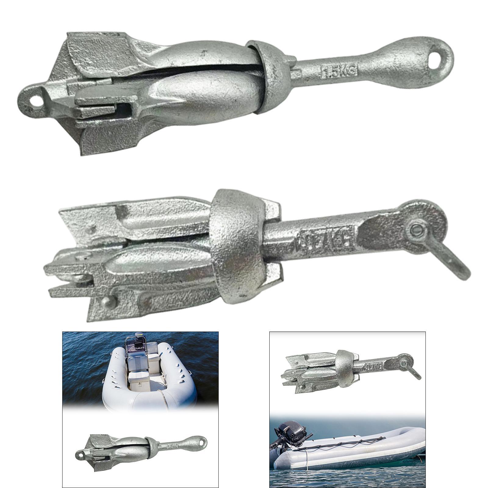 Compact Foldable Marine Anchor - Fishing Kayak Anchor reseña y precio