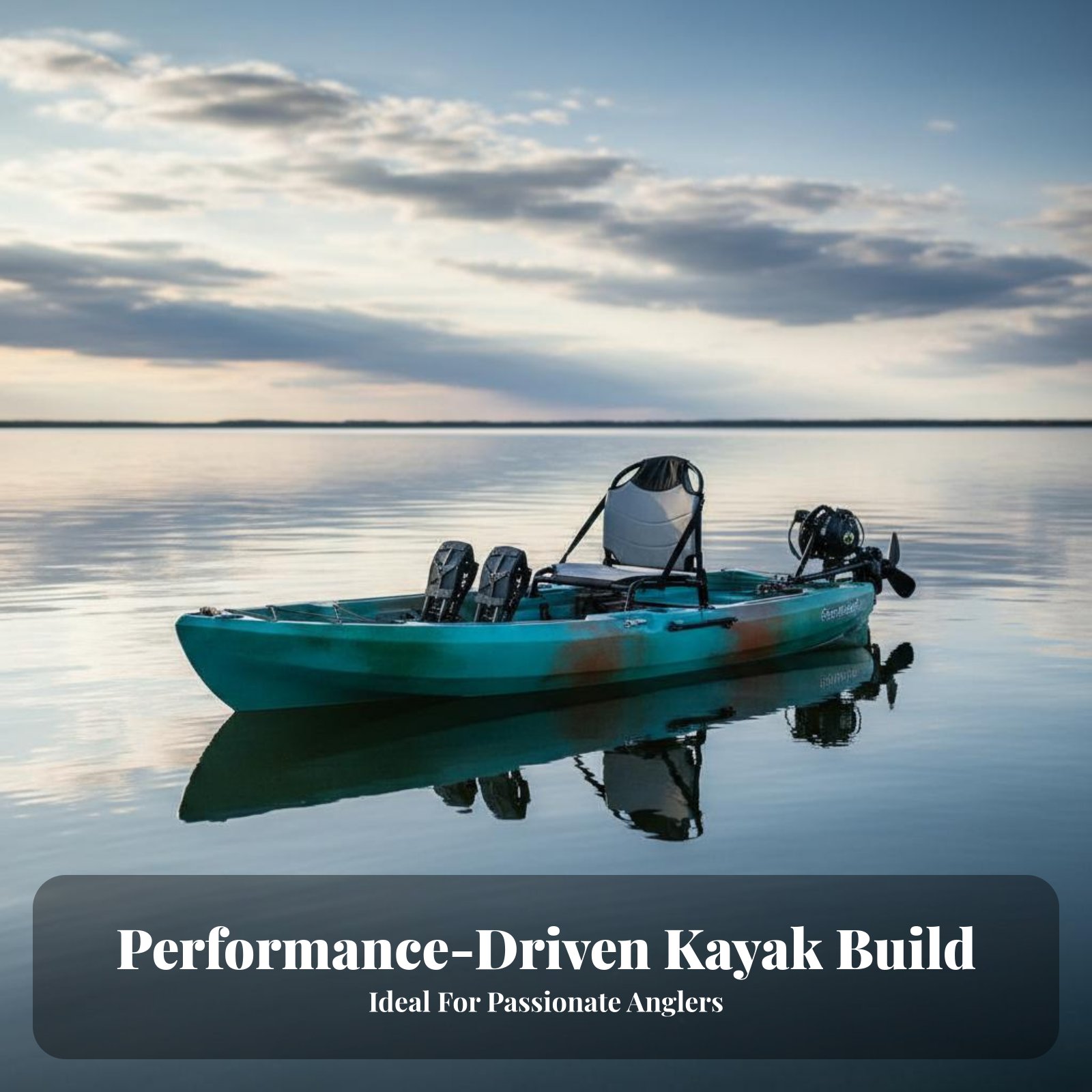 Pedal Drive Fishing Boat Folda - Fishing Kayak Pedal Drive reseña y precio