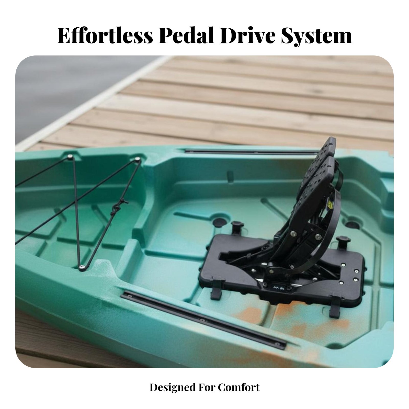 Pedal Drive Fishing Boat Folda - Fishing Kayak Pedal Drive reseña y precio