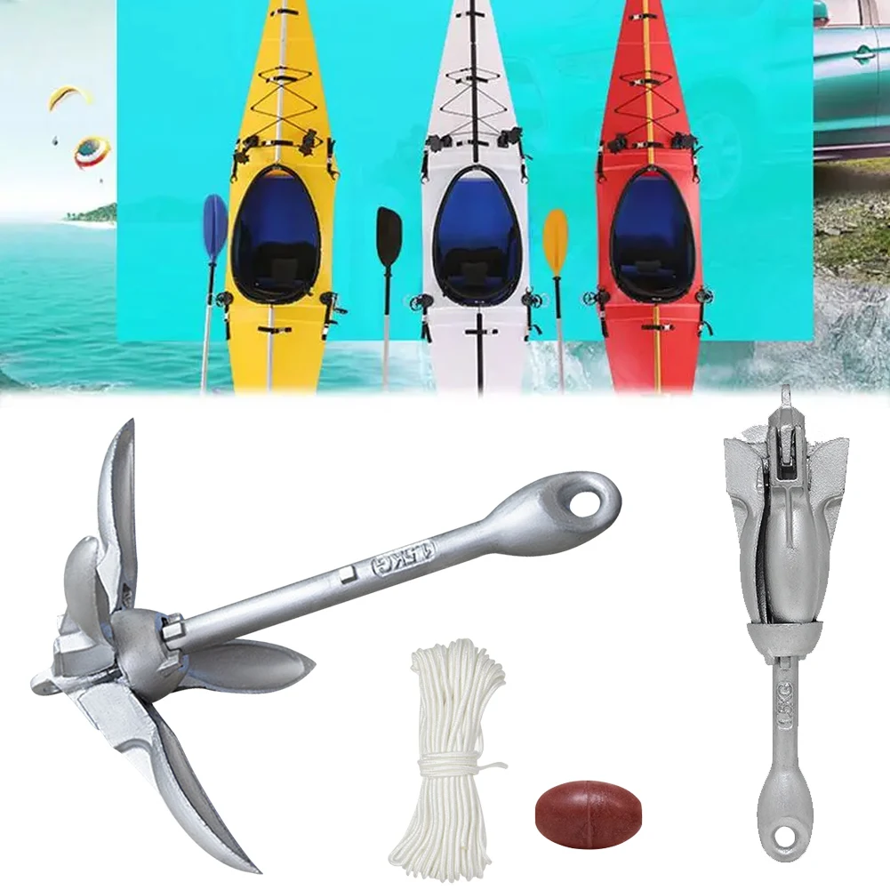 0.7KG 1.5KG Stainless Steel Fo - Fishing Kayak Anchor reseña y precio