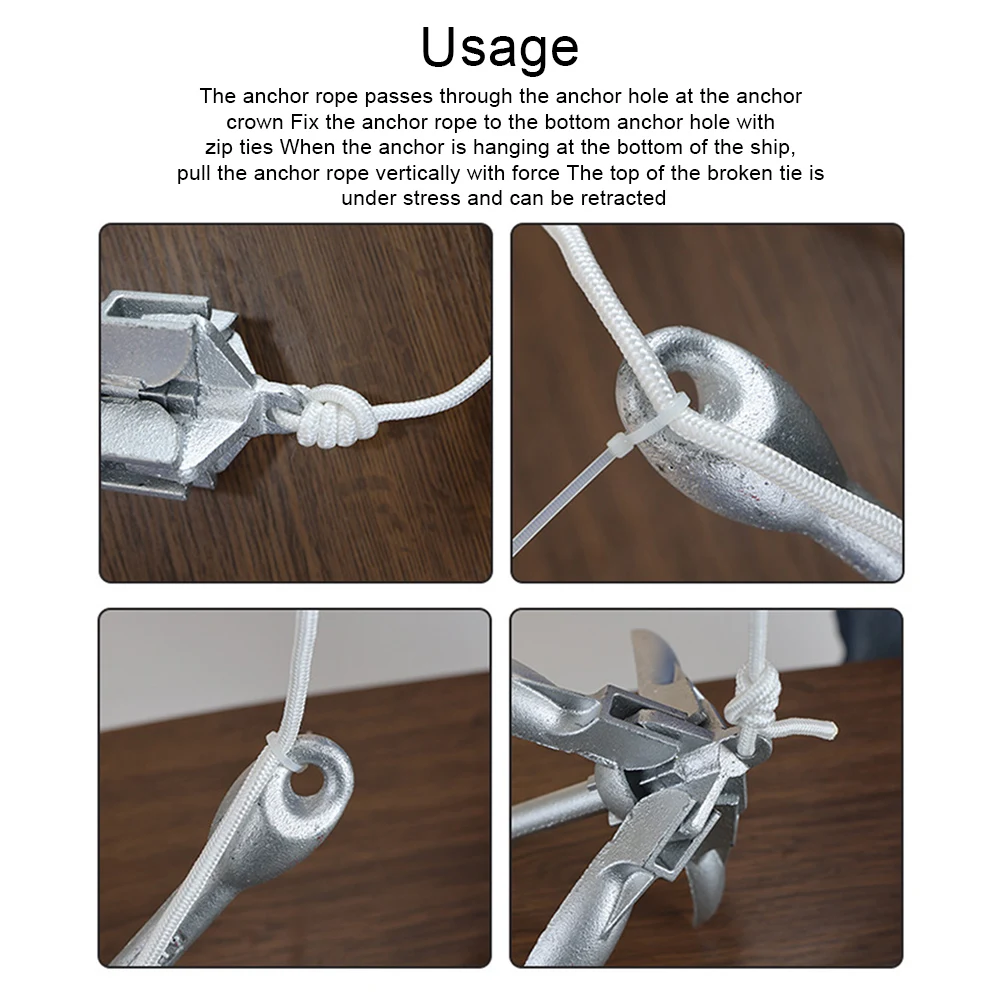 0.7KG 1.5KG Stainless Steel Fo - Fishing Kayak Anchor reseña y precio