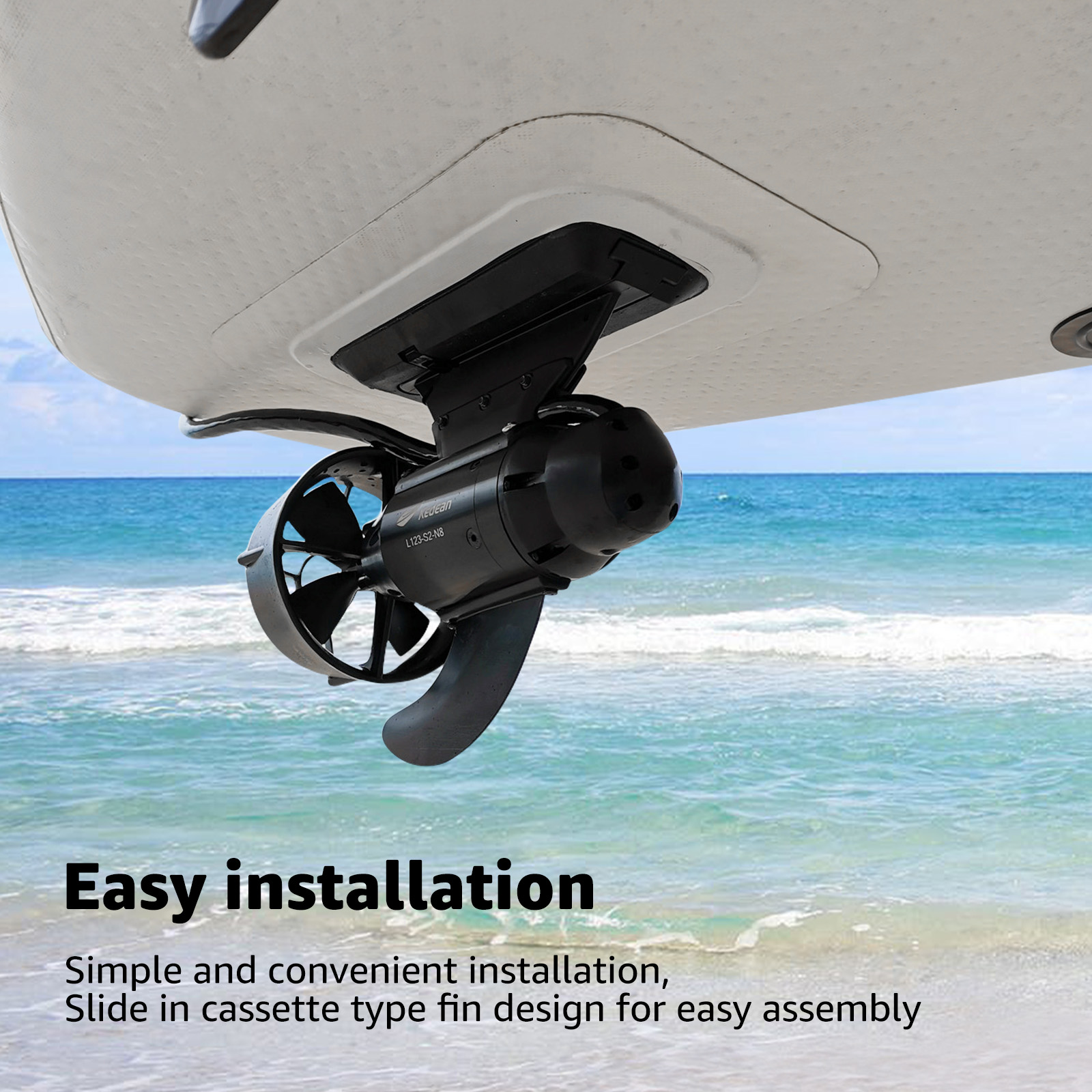 380W 600W Electric Fins Stand  - Fishing Kayak Cart reseña y precio