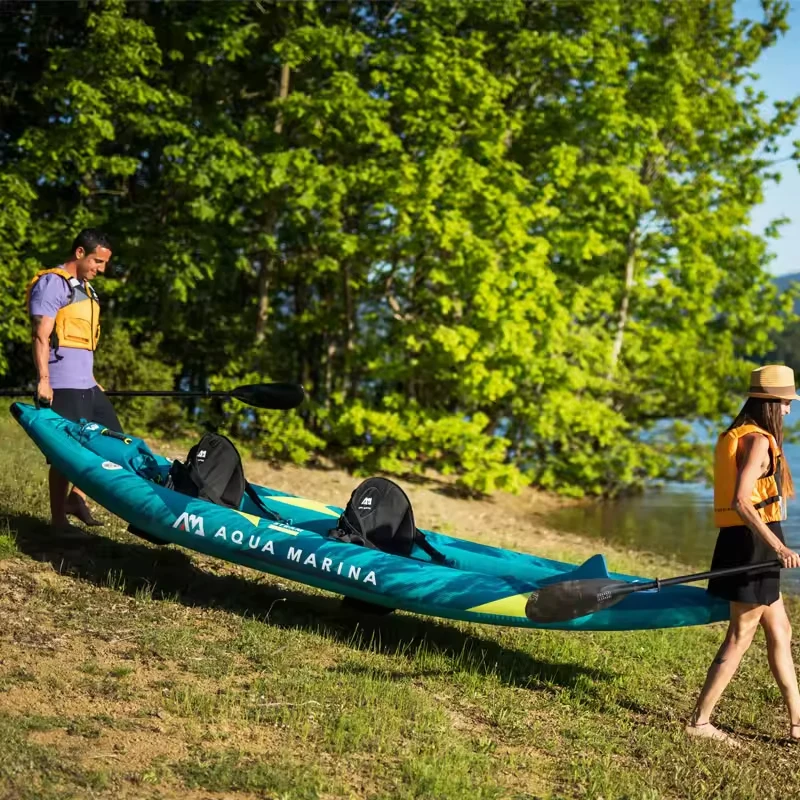 Canoe Kayak Inflatable Boat 1- - Fishing Kayak Paddle reseña y precio