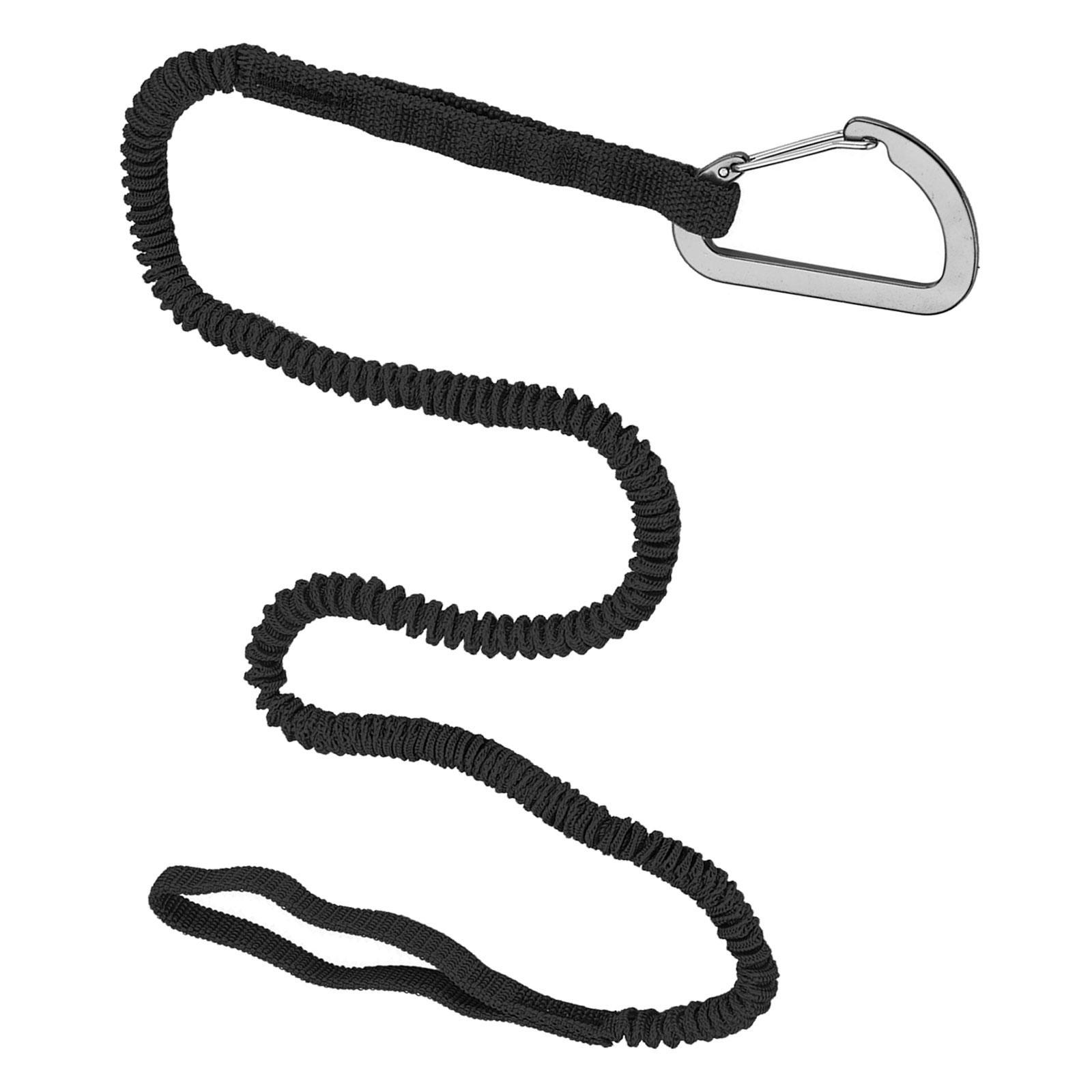 Stretchable Nylon Paddle Leash - Fishing Kayak Paddle Leash reseña y precio