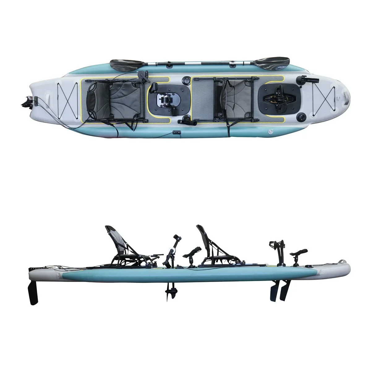 2026 14FT 2-Person Sit-On-Top  - Fishing Kayak Sit On Top reseña y precio