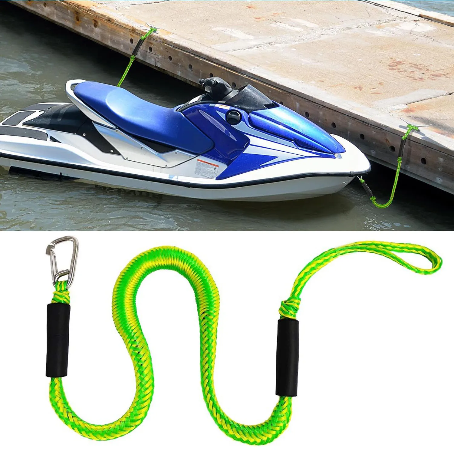 Boat Bungee Dock Lines Cords D - Fishing Kayak Anchor reseña y precio