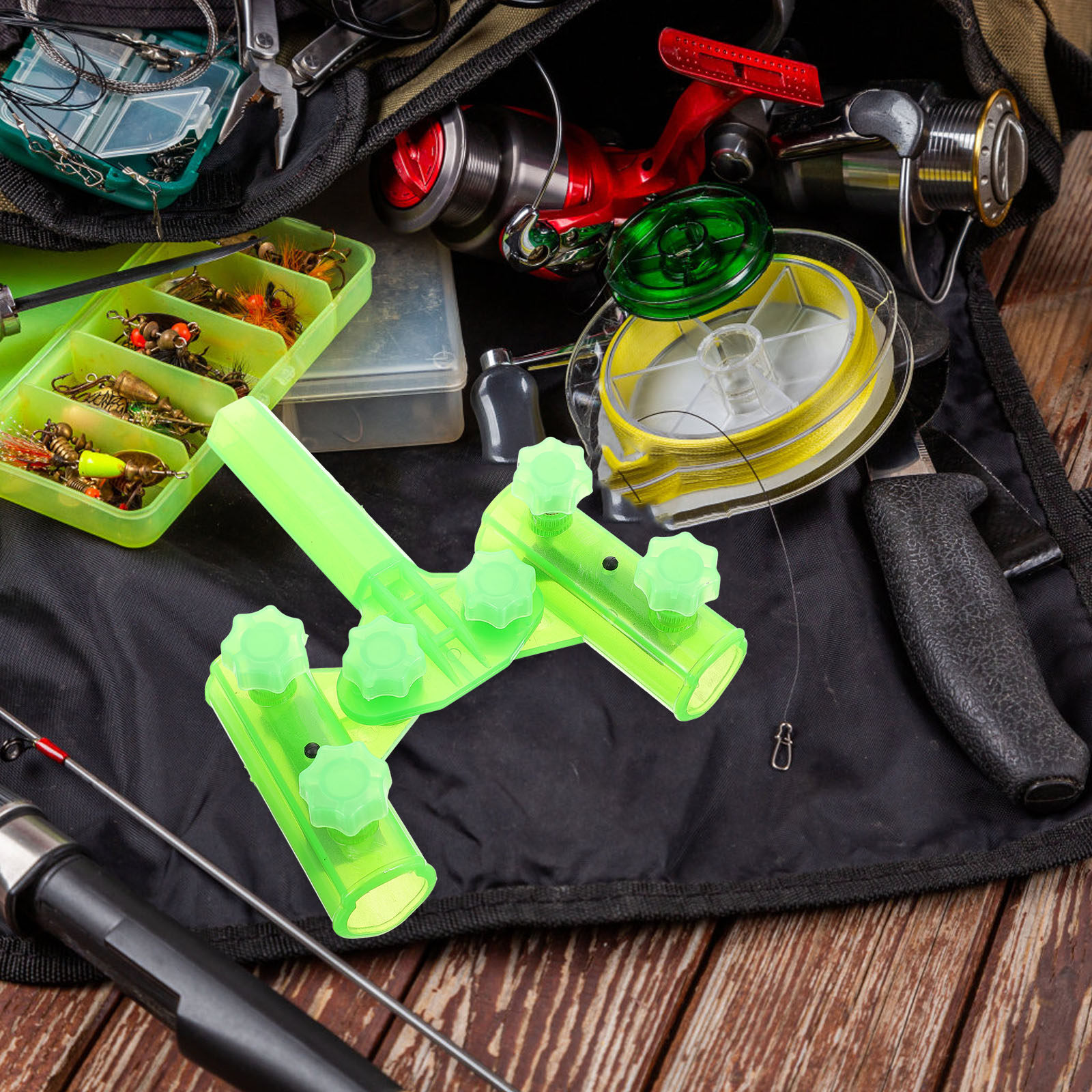 Fishing Rod Holder with Glow i - Fishing Kayak Rod Holder reseña y precio