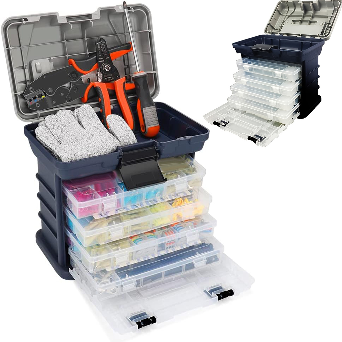 Multifunction Fashing Tackle B - Fishing Kayak Crate reseña y precio