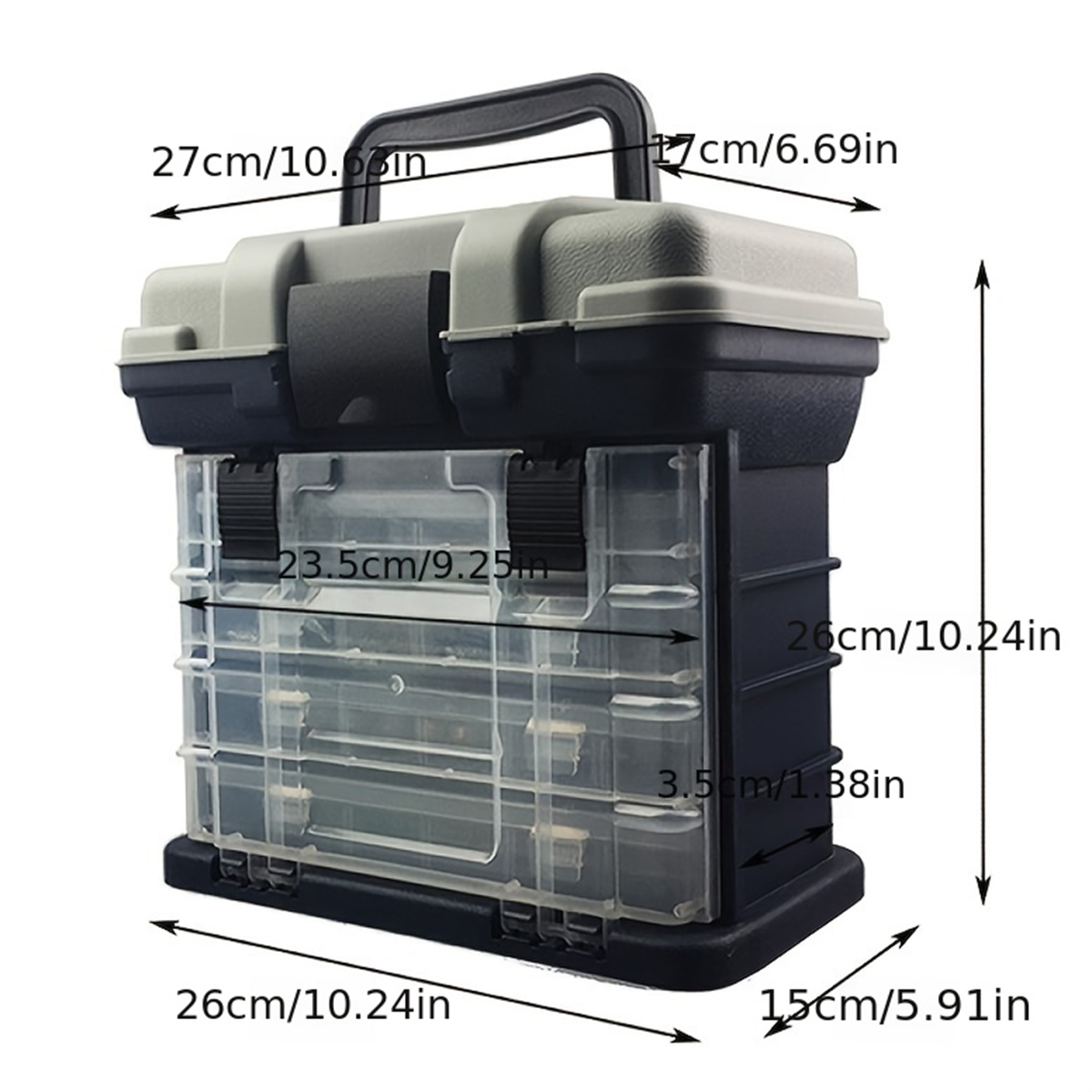 Multifunction Fashing Tackle B - Fishing Kayak Crate reseña y precio