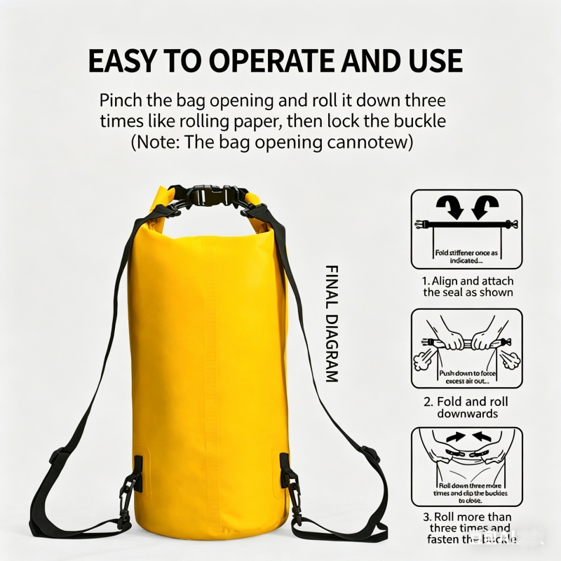 Swimming Waterproof Dry Bag 5L - Fishing Kayak Storage Bag reseña y precio