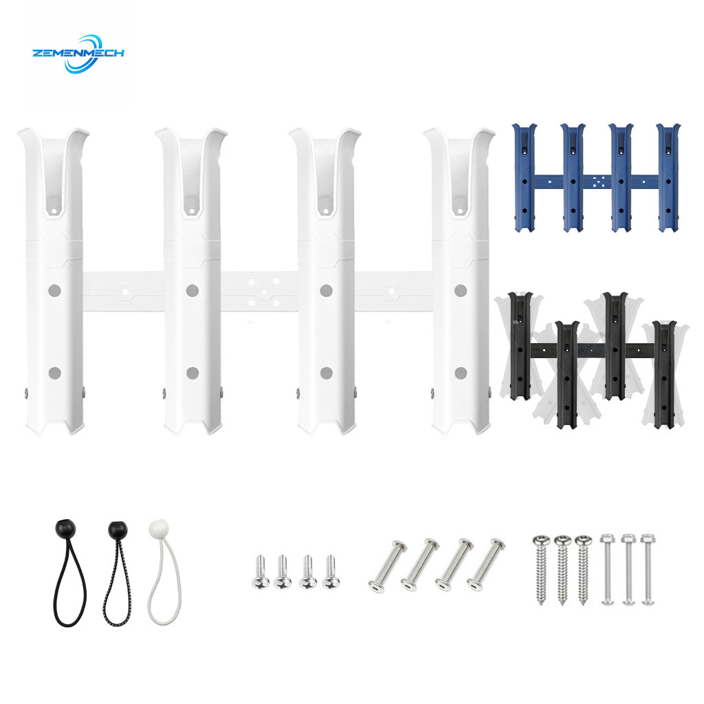 Adjustable Four Pole Plastic F - Fishing Kayak Rod Holder reseña y precio
