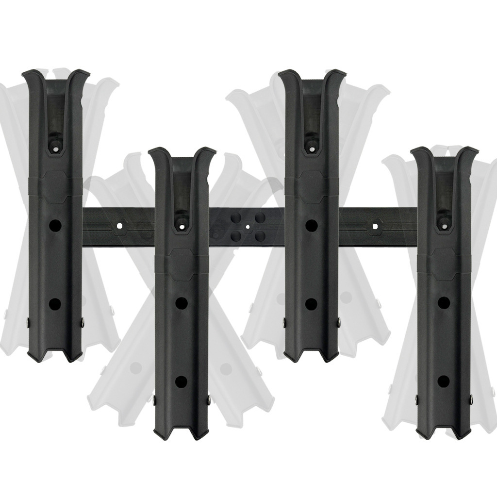 Adjustable Four Pole Plastic F - Fishing Kayak Rod Holder reseña y precio