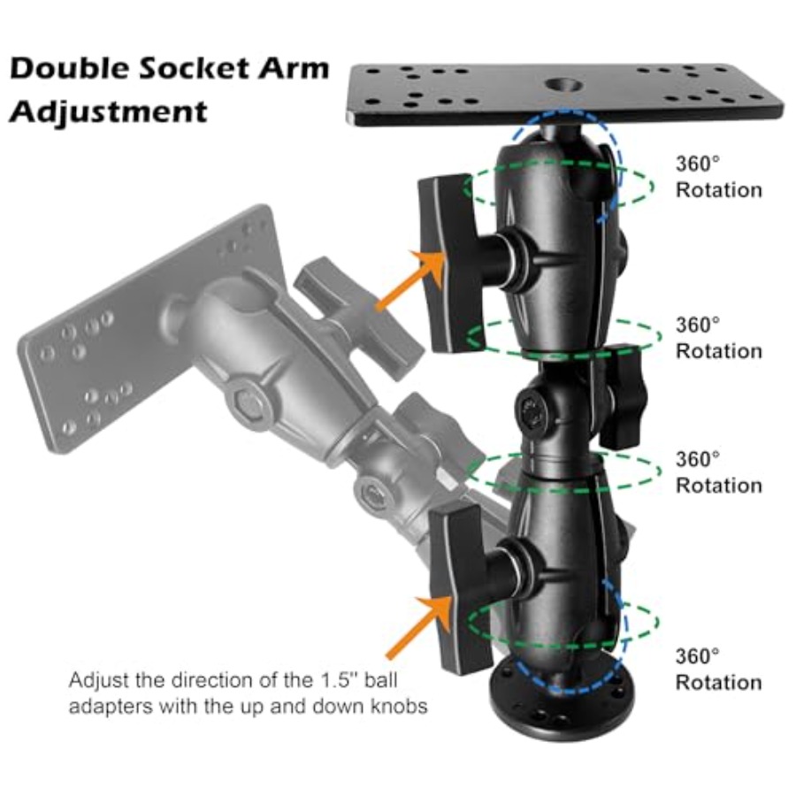 Boat/Kayak/Fishing Ball Fish F - Fishing Kayak Fish Finder Mount reseña y precio