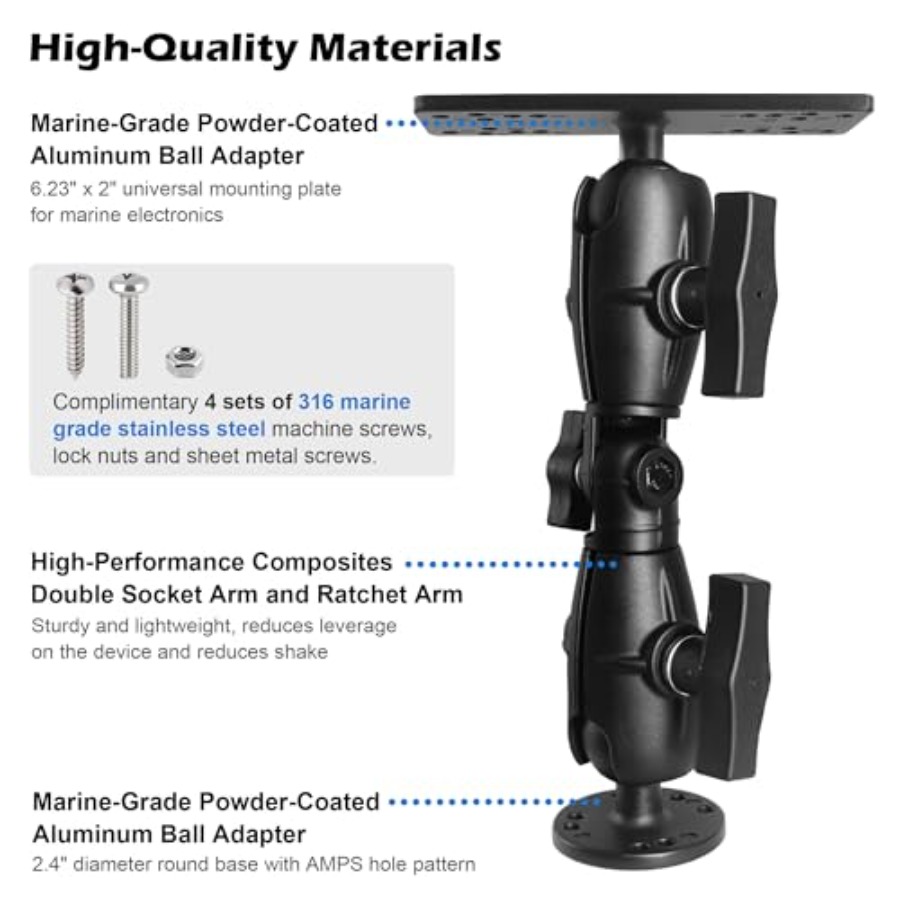 Boat/Kayak/Fishing Ball Fish F - Fishing Kayak Fish Finder Mount reseña y precio