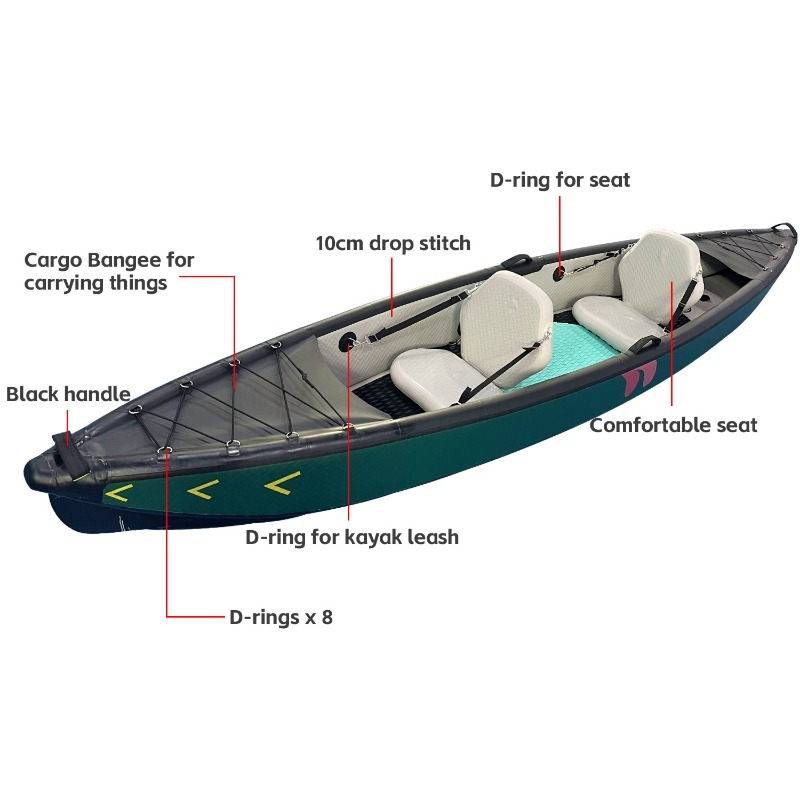 New Design 4.2m Portable Infla - Fishing Kayak Inflatable reseña y precio