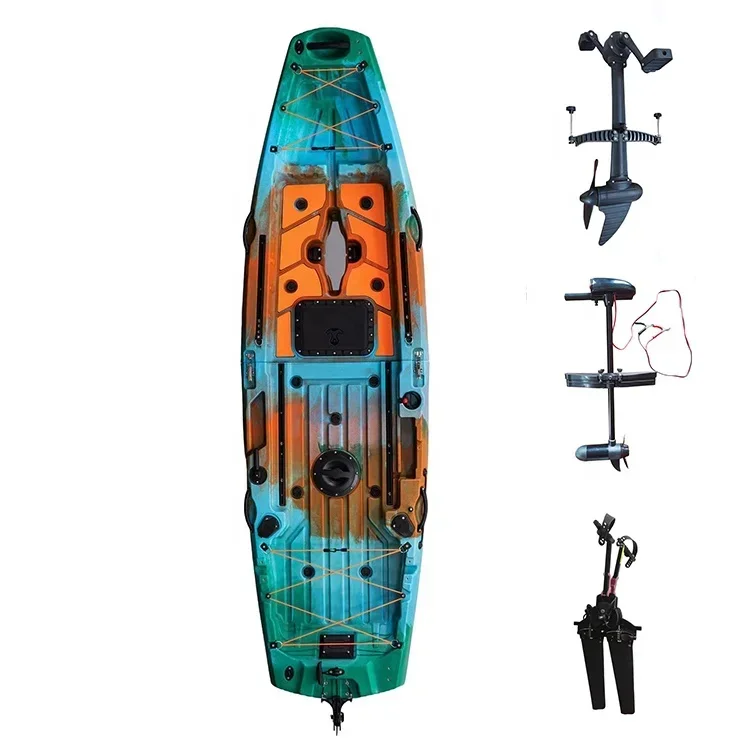 9.5ft 1 Person Folding Plastic - Fishing Kayak Pedal Drive reseña y precio