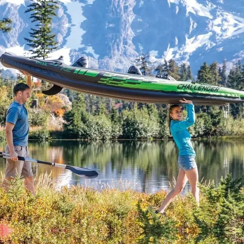 1/2 Person Kayaker Inflatable  - Fishing Kayak Inflatable reseña y precio