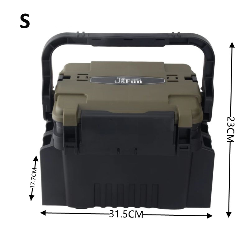 Large Fishing Box Organizer Mu - Fishing Kayak Crate reseña y precio