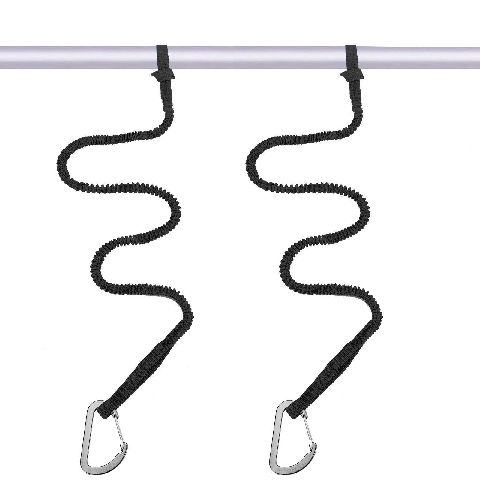 Boat Paddle Tether Elastic Lea - Fishing Kayak Paddle Leash reseña y precio