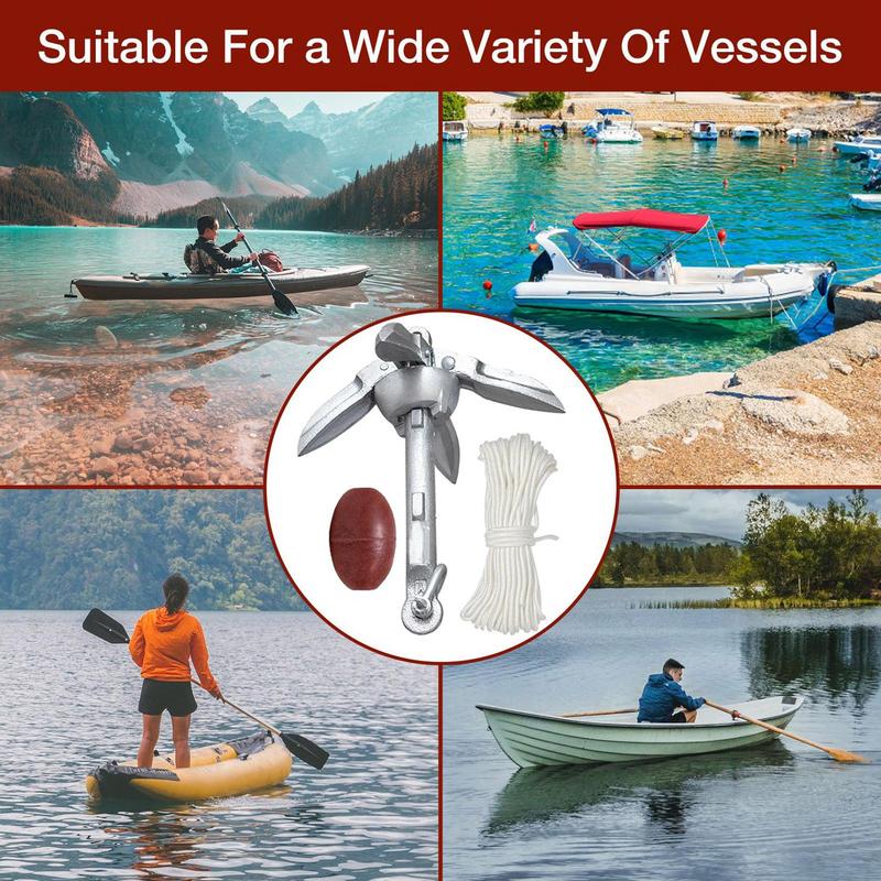 Canoe Anchoring Boat Anchoring - Fishing Kayak Anchor reseña y precio