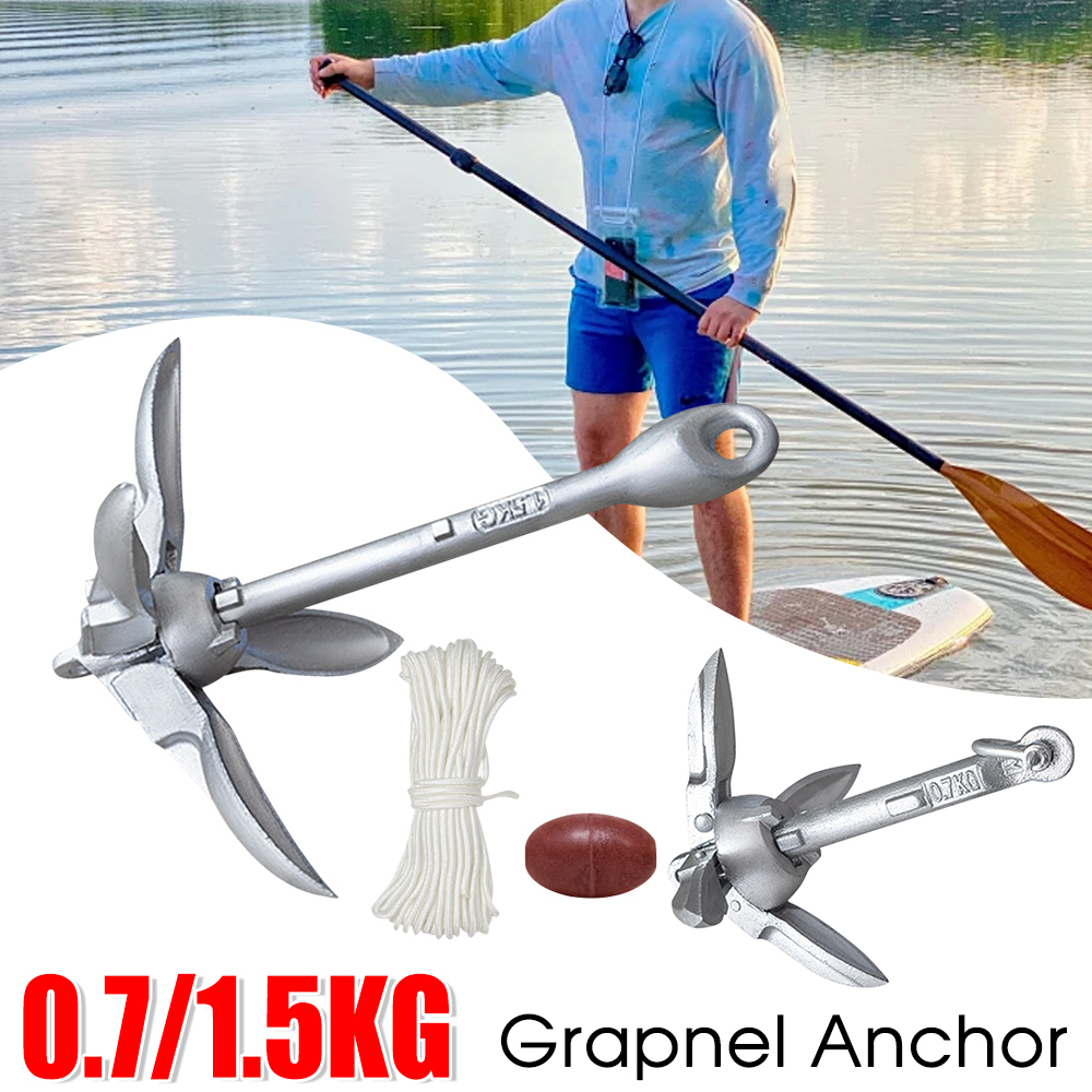 0.7/1.5KG Grapnel Anchor Folda - Fishing Kayak Anchor reseña y precio