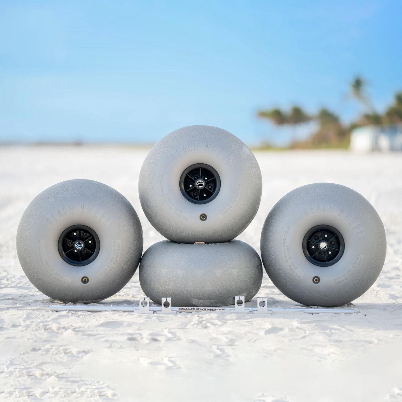 Inflatable Balloon Tire 16 Inc - Fishing Kayak Cart reseña y precio