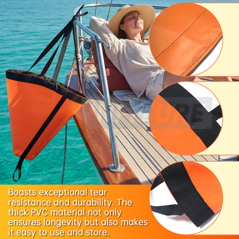 18-53'' Sea Drogue Anchor Floa - Fishing Kayak Anchor reseña y precio
