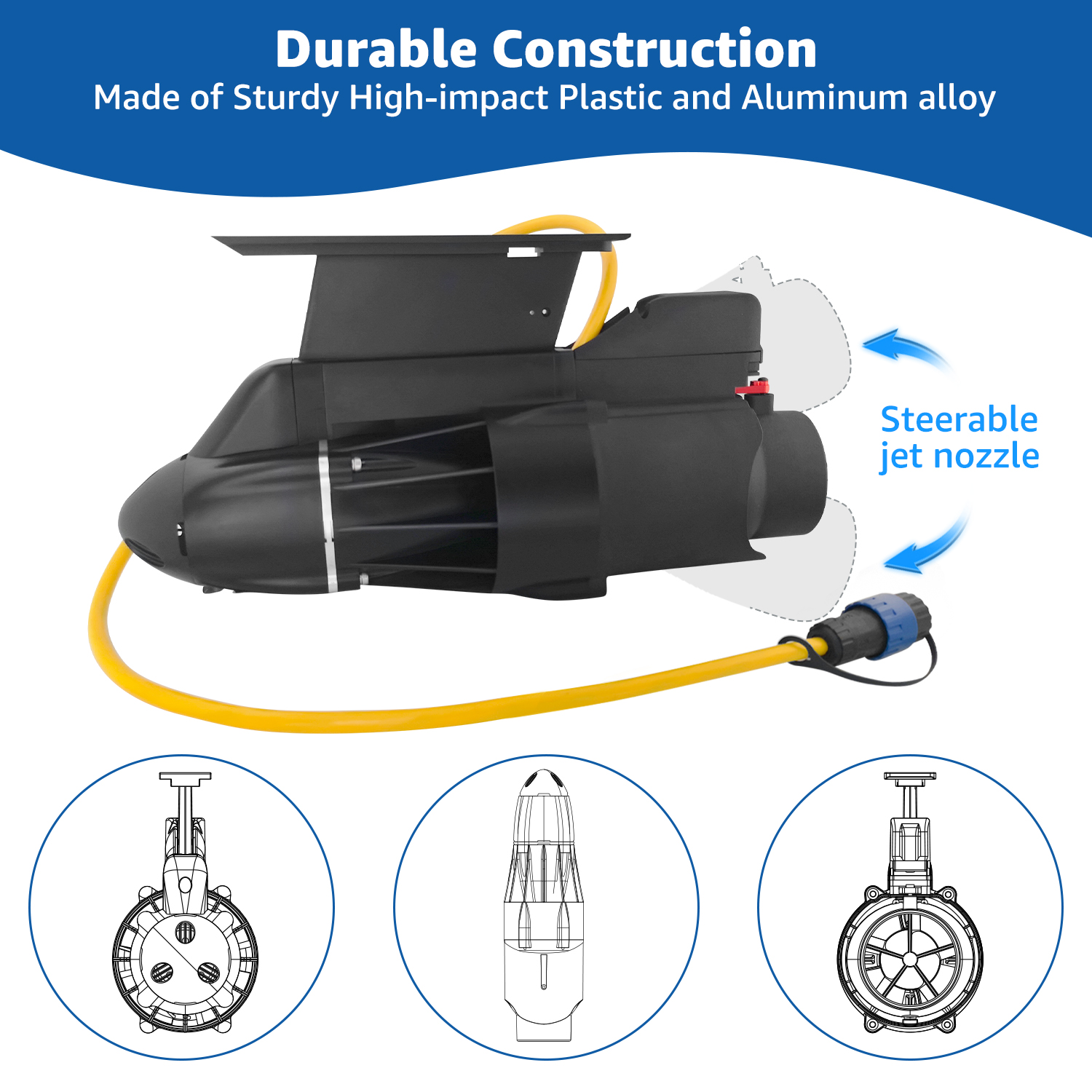 Directional Electric Trolling  - Fishing Kayak Trolling Motor reseña y precio
