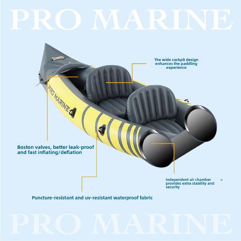 All-Purpose Inflatable Boat fo - Fishing Kayak Inflatable reseña y precio