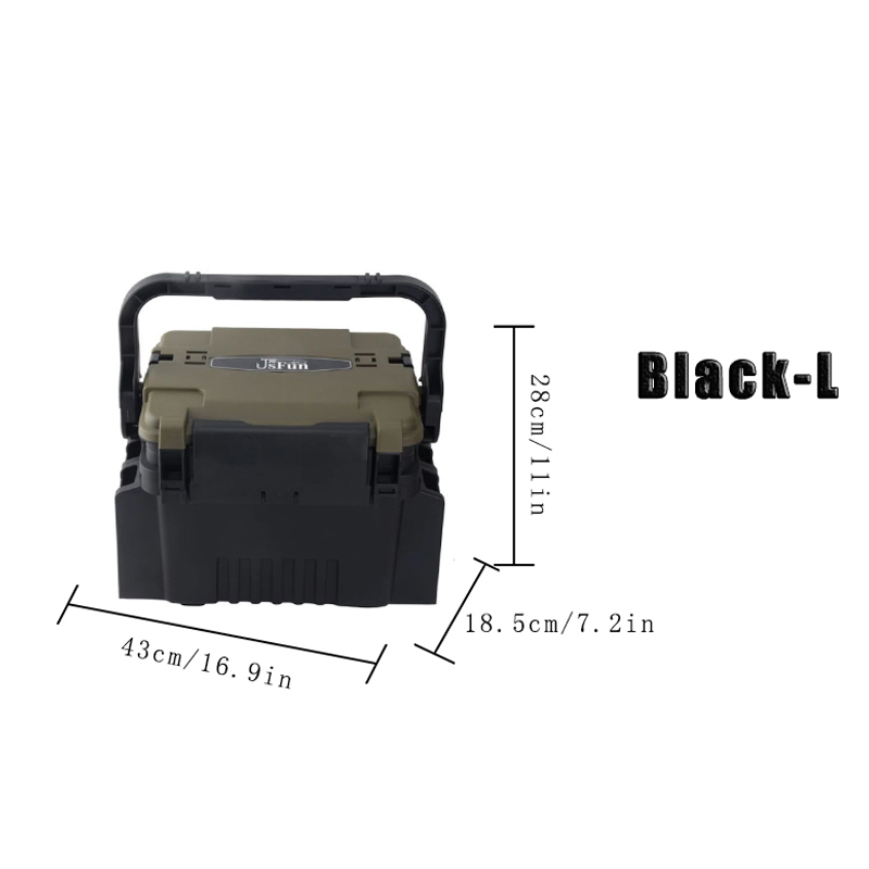 Large Fishing Box Organizer Mu - Fishing Kayak Crate reseña y precio
