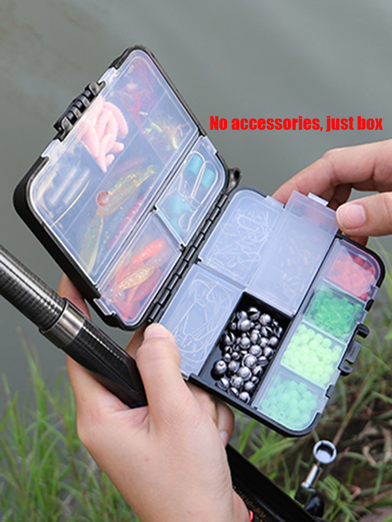 Small Tackle Box Organizer Min - Fishing Kayak Crate reseña y precio