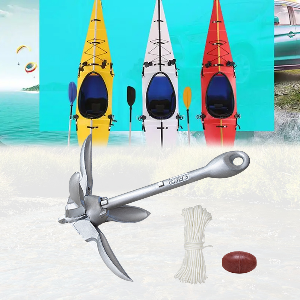 0.7/1.5KG Grapnel Anchor with  - Fishing Kayak Anchor reseña y precio