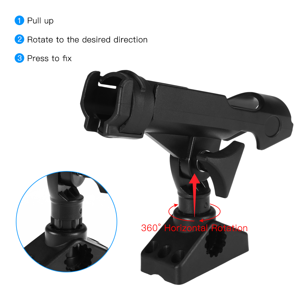 Fishing Boat Rods Holder Base  - Fishing Kayak Rod Holder reseña y precio