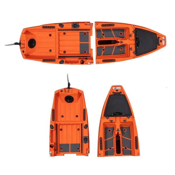 Modular Single 1 Person Plasti - Fishing Kayak Pedal Drive reseña y precio