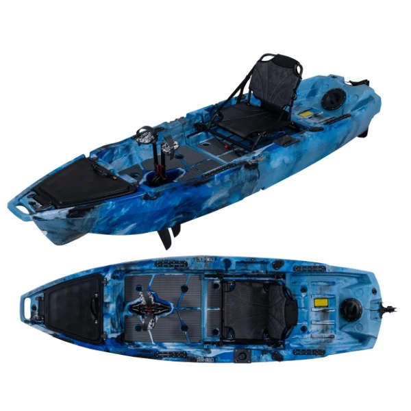 Modular Single 1 Person Plasti - Fishing Kayak Pedal Drive reseña y precio