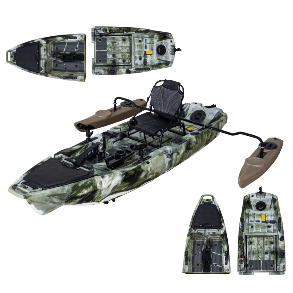 Super Lightweight 10ft Modular - Fishing Kayak Pedal Drive reseña y precio